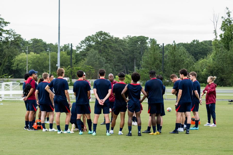 The U.S. Men's Deaf National Team huddles up on the field during a training session​​​​‌﻿‍﻿​‍​‍‌‍﻿﻿‌﻿​‍‌‍‍‌‌‍‌﻿‌‍‍‌‌‍﻿‍​‍​‍​﻿‍‍​‍​‍‌﻿​﻿‌‍​‌‌‍﻿‍‌‍‍‌‌﻿‌​‌﻿‍‌​‍﻿‍‌‍‍‌‌‍﻿﻿​‍​‍​‍﻿​​‍​‍‌‍‍​‌﻿​‍‌‍‌‌‌‍‌‍​‍​‍​﻿‍‍​‍​‍‌‍‍​‌﻿‌​‌﻿‌​‌﻿​​‌﻿​﻿​﻿‍‍​‍﻿﻿​‍﻿﻿‌﻿‌‌‌﻿​﻿‌﻿​﻿‌‍‌‍​‍﻿‍‌﻿​﻿‌‍​‌‌‍﻿‍‌‍‍‌‌﻿‌​‌﻿‍‌​‍﻿‍‌﻿​﻿‌﻿‌​‌﻿‌‌‌‍‌​‌‍‍‌‌‍﻿﻿​‍﻿﻿‌‍‍‌‌‍﻿‍‌﻿‌​‌‍‌‌‌‍﻿‍‌﻿‌​​‍﻿﻿‌‍‌‌‌‍‌​‌‍‍‌‌﻿‌​​‍﻿﻿‌‍﻿‌‌‍﻿﻿‌‍‌​‌‍‌‌​﻿﻿‌‌﻿​​‌﻿​‍‌‍‌‌‌﻿​﻿‌‍‌‌‌‍﻿‍‌﻿‌​‌‍​‌‌﻿‌​‌‍‍‌‌‍﻿﻿‌‍﻿‍​﻿‍﻿‌‍‍‌‌‍‌​​﻿﻿‌​﻿‌﻿‌‍​﻿​﻿‌‍​﻿‍​‌‍‌‌‌‍​﻿​﻿‌‌​﻿​​​‍﻿‌​﻿‌​‌‍‌‌​﻿‍‌‌‍​‌​‍﻿‌​﻿‌​‌‍​‌‌‍​‍​﻿​‍​‍﻿‌​﻿‍‌‌‍‌‍​﻿‌‌‌‍‌​​‍﻿‌​﻿‌‍‌‍‌‌​﻿‍​​﻿‌﻿‌‍​‍​﻿​﻿‌‍​‌​﻿‌‌​﻿​﻿​﻿​​​﻿‍‌​﻿‌﻿​﻿‍﻿‌﻿‌​‌﻿‍‌‌﻿​​‌‍‌‌​﻿﻿‌‌﻿​﻿‌﻿‌​‌‍﻿﻿‌﻿​‍‌﻿‍‌​﻿‍﻿‌﻿​​‌‍​‌‌﻿‌​‌‍‍​​﻿﻿‌‌‍​﻿‌‍﻿﻿‌‍﻿‍‌﻿‌​‌‍‌‌‌‍﻿‍‌﻿‌​​‍‌‌​﻿‌‌‌​​‍‌‌﻿﻿‌‍‍﻿‌‍‌‌‌﻿‍‌​‍‌‌​﻿​﻿‌​‌​​‍‌‌​﻿​﻿‌​‌​​‍‌‌​﻿​‍​﻿​‍​﻿‌﻿​﻿‍​​﻿​﻿‌‍​﻿​﻿‌‌‌‍​‌‌‍​‍‌‍​﻿​﻿​‍​﻿‍‌​﻿​​​﻿‍​​‍‌‌​﻿​‍​﻿​‍​‍‌‌​﻿‌‌‌​‌​​‍﻿‍‌‍‍‌‌‍﻿‌‌‍​‌‌‍‌﻿‌‍‌‌‌​﻿‌‌‍﻿﻿‌‍​‍‌‍‍‌‌‍﻿​‌‍‌‌​‍﻿‍‌‍​‌‌‍﻿​‌﻿‌​​﻿﻿﻿‌‍​‍‌‍​‌‌﻿​﻿‌‍‌‌‌‌‌‌‌﻿​‍‌‍﻿​​﻿﻿‌‌‍‍​‌﻿‌​‌﻿‌​‌﻿​​‌﻿​﻿​‍‌‌​﻿​﻿‌​​‌​‍‌‌​﻿​‍‌​‌‍​‍‌‌​﻿​‍‌​‌‍‌﻿‌‌‌﻿​﻿‌﻿​﻿‌‍‌‍​‍﻿‍‌﻿​﻿‌‍​‌‌‍﻿‍‌‍‍‌‌﻿‌​‌﻿‍‌​‍﻿‍‌﻿​﻿‌﻿‌​‌﻿‌‌‌‍‌​‌‍‍‌‌‍﻿﻿​‍‌‍‌‍‍‌‌‍‌​​﻿﻿‌​﻿‌﻿‌‍​﻿​﻿‌‍​﻿‍​‌‍‌‌‌‍​﻿​﻿‌‌​﻿​​​‍﻿‌​﻿‌​‌‍‌‌​﻿‍‌‌‍​‌​‍﻿‌​﻿‌​‌‍​‌‌‍​‍​﻿​‍​‍﻿‌​﻿‍‌‌‍‌‍​﻿‌‌‌‍‌​​‍﻿‌​﻿‌‍‌‍‌‌​﻿‍​​﻿‌﻿‌‍​‍​﻿​﻿‌‍​‌​﻿‌‌​﻿​﻿​﻿​​​﻿‍‌​﻿‌﻿​‍‌‍‌﻿‌​‌﻿‍‌‌﻿​​‌‍‌‌​﻿﻿‌‌﻿​﻿‌﻿‌​‌‍﻿﻿‌﻿​‍‌﻿‍‌​‍‌‍‌﻿​​‌‍​‌‌﻿‌​‌‍‍​​﻿﻿‌‌‍​﻿‌‍﻿﻿‌‍﻿‍‌﻿‌​‌‍‌‌‌‍﻿‍‌﻿‌​​‍‌‌​﻿‌‌‌​​‍‌‌﻿﻿‌‍‍﻿‌‍‌‌‌﻿‍‌​‍‌‌​﻿​﻿‌​‌​​‍‌‌​﻿​﻿‌​‌​​‍‌‌​﻿​‍​﻿​‍​﻿‌﻿​﻿‍​​﻿​﻿‌‍​﻿​﻿‌‌‌‍​‌‌‍​‍‌‍​﻿​﻿​‍​﻿‍‌​﻿​​​﻿‍​​‍‌‌​﻿​‍​﻿​‍​‍‌‌​﻿‌‌‌​‌​​‍﻿‍‌‍‍‌‌‍﻿‌‌‍​‌‌‍‌﻿‌‍‌‌‌​﻿‌‌‍﻿﻿‌‍​‍‌‍‍‌‌‍﻿​‌‍‌‌​‍﻿‍‌‍​‌‌‍﻿​‌﻿‌​​‍​‍‌﻿﻿‌