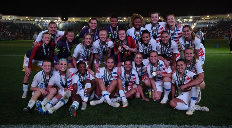U.S. WNT - 2018 Tournament of Nations champions