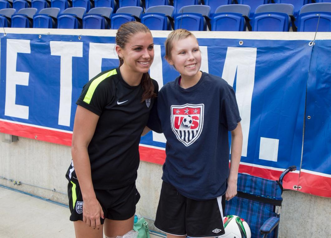 WNT Welcomes Special Guests to Training