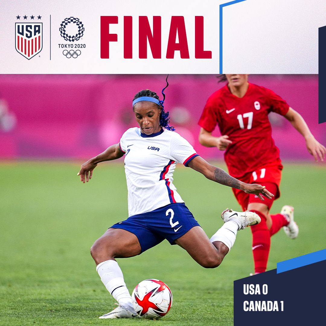 U.S. Women’s National Team Falls 1-0 to Canada in Olympic Semifinals