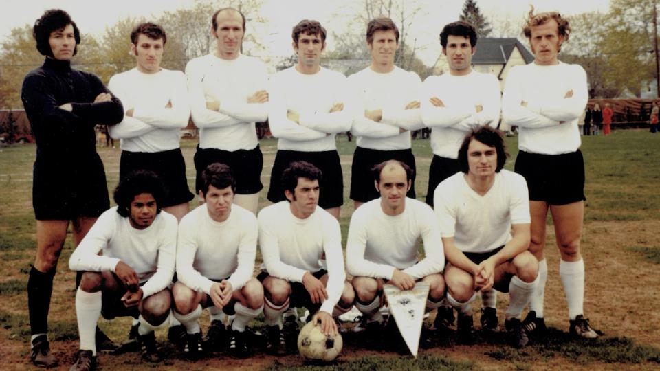 NY Cosmos team photo from 1971