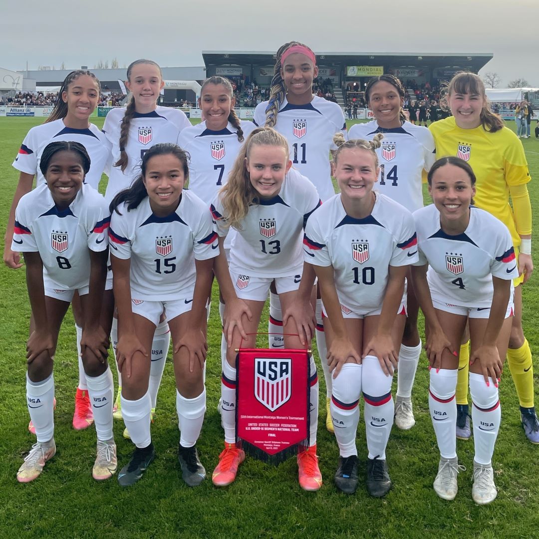 U.S. Under-16 Women’s Youth National Team Wins Mondial Montaigu Tournament With 1-0 Victory Over Host France