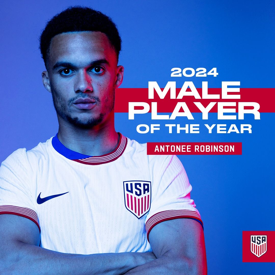 Antonee Robinson Voted 2024 U.S. Soccer Male Player of the Year