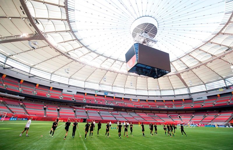 WNT all Players training, Vancouver