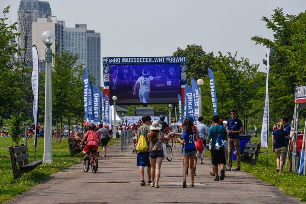 WNT WWC Final Viewing Party Chicago