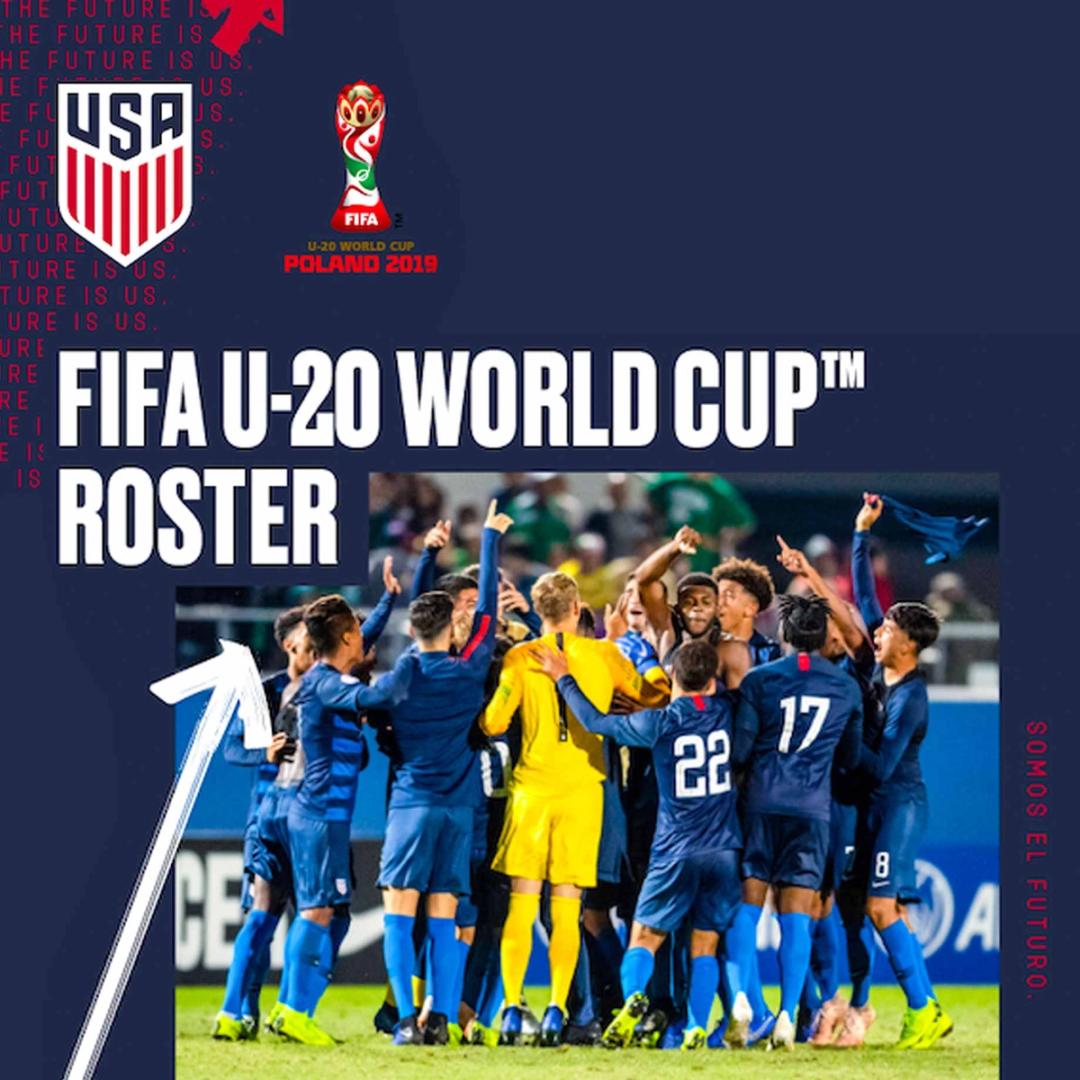 Tab Ramos Names USA Roster for 2019 FIFA U20 World Cup in Poland