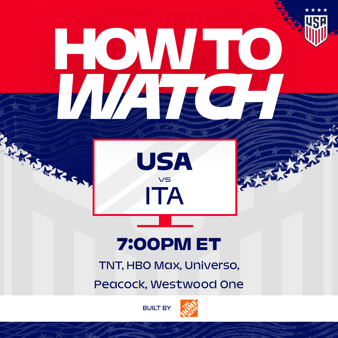 How to Watch: USWNT vs. Italy on Friday, Nov. 28 in Orlando, Florida