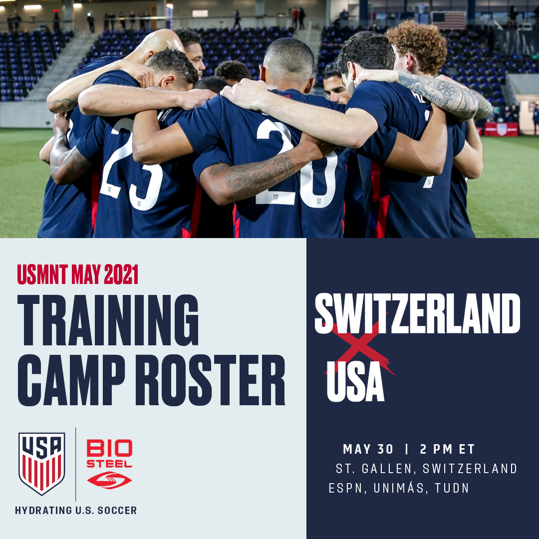 Berhalter Calls 27 Players for USMNT Camp Ahead of Friendly Against No 13 Ranked Switzerland