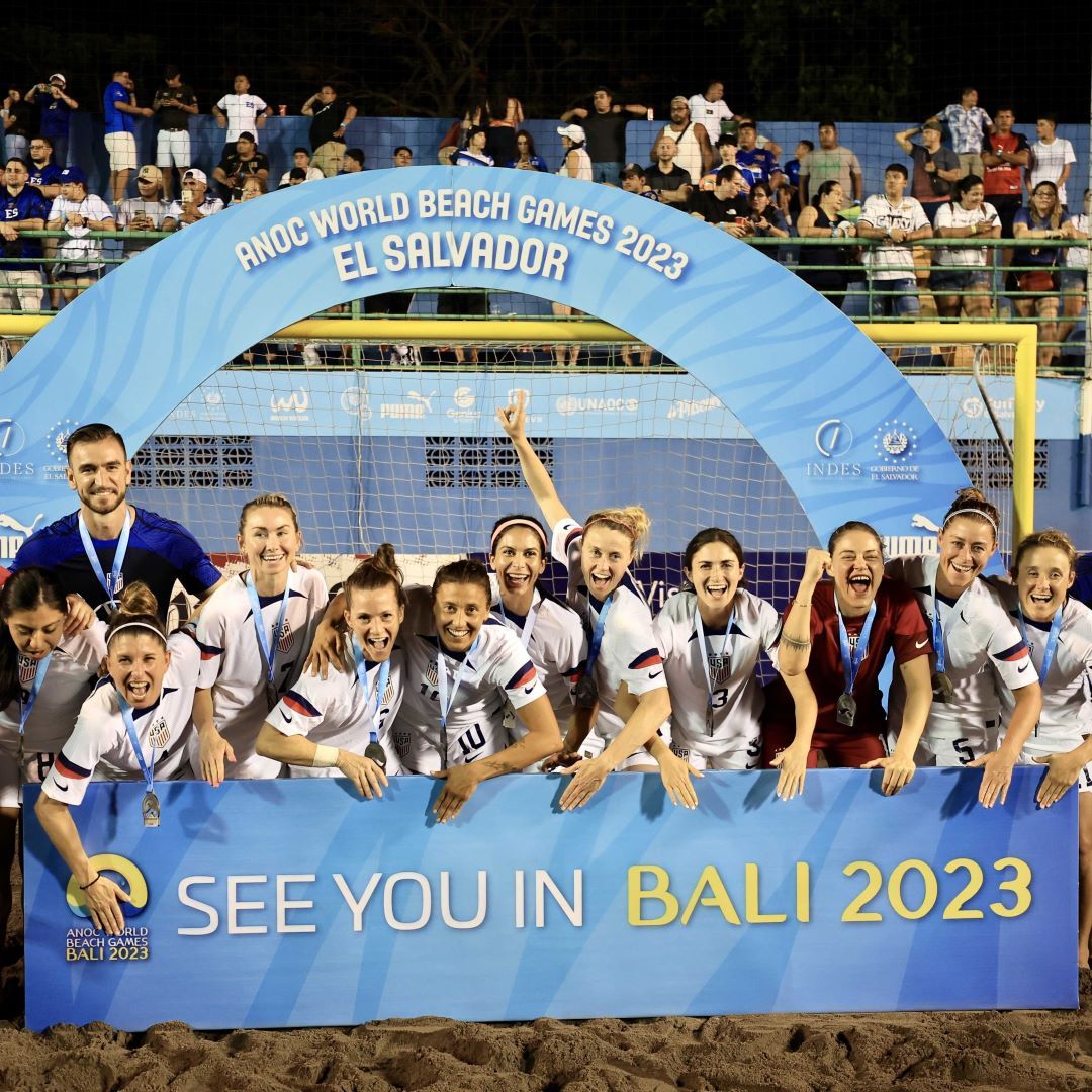 US Womens Beach Soccer National Team Recaps of 2023 ANOC World Beach Games Qualifiers in El Salvador