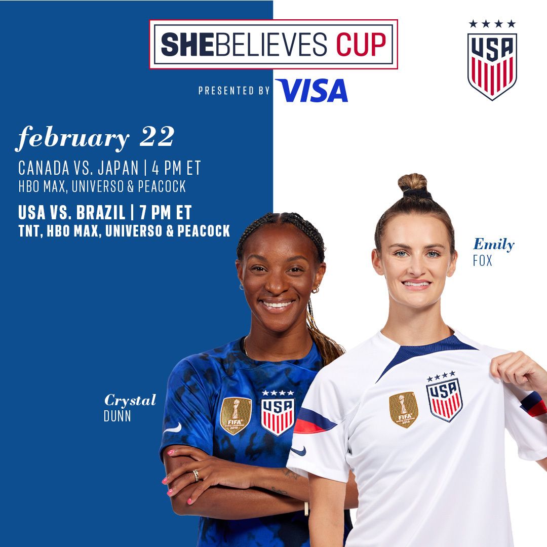 2023 SheBelieves Cup USWNT vs Brazil Preview TV Channels Start Time