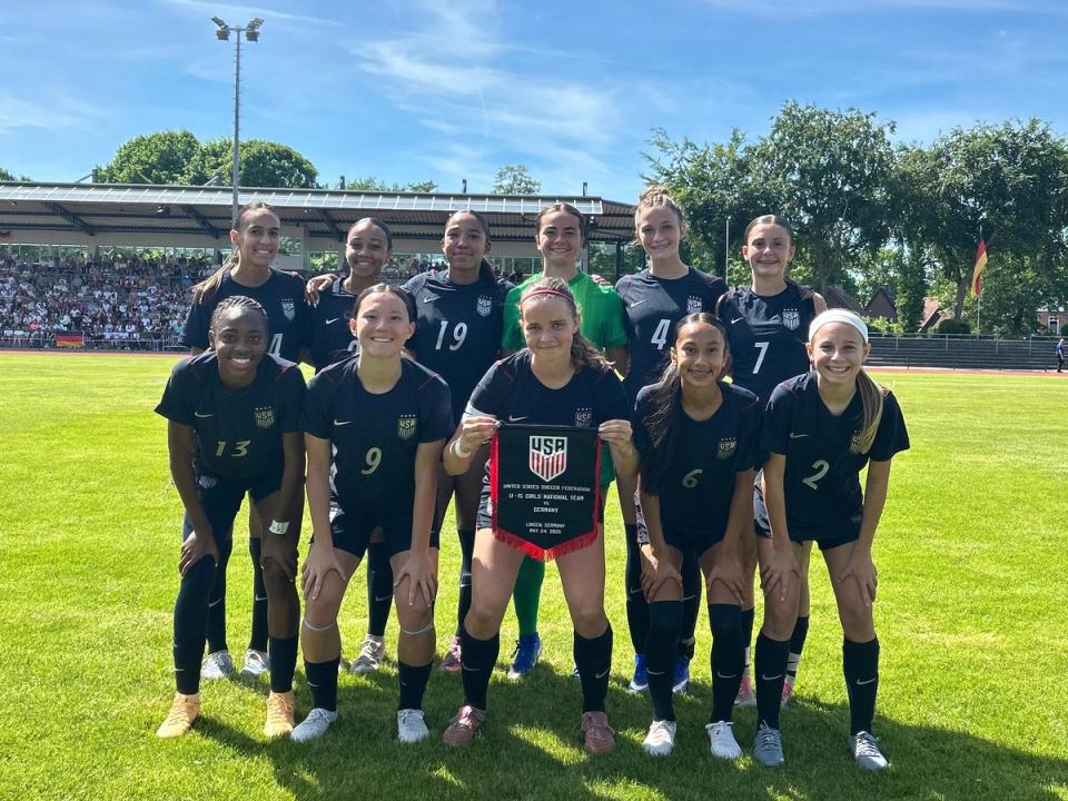 Marley Skalski Scores for the USA to End European Training Camp