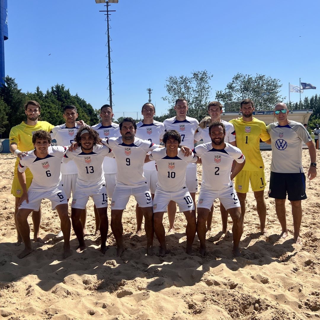 U.S. Men’s Beach Soccer National Team Falls 3-2 to Argentina in First of Two Year-End Friendlies