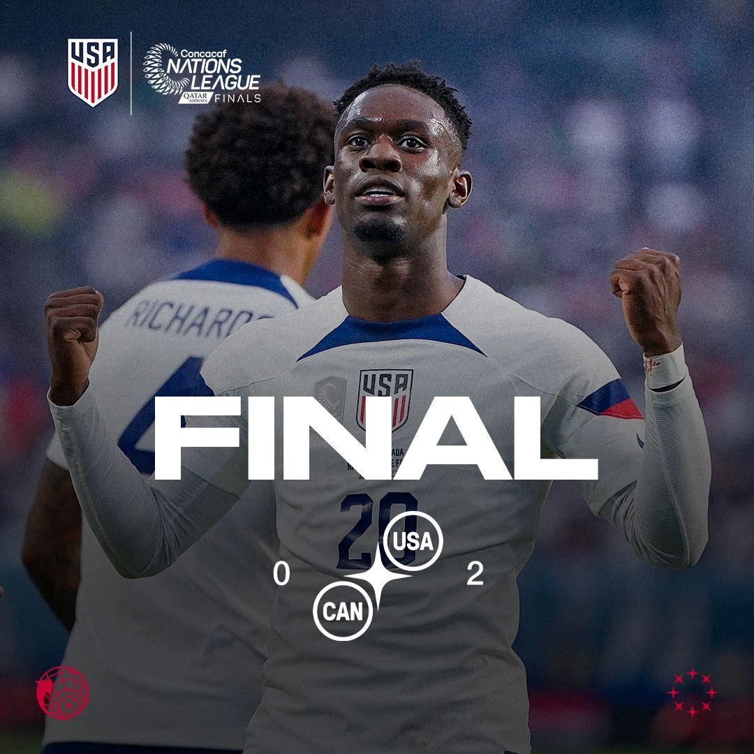 concacaf nations league final usmnt 2 canada 0 match report stats