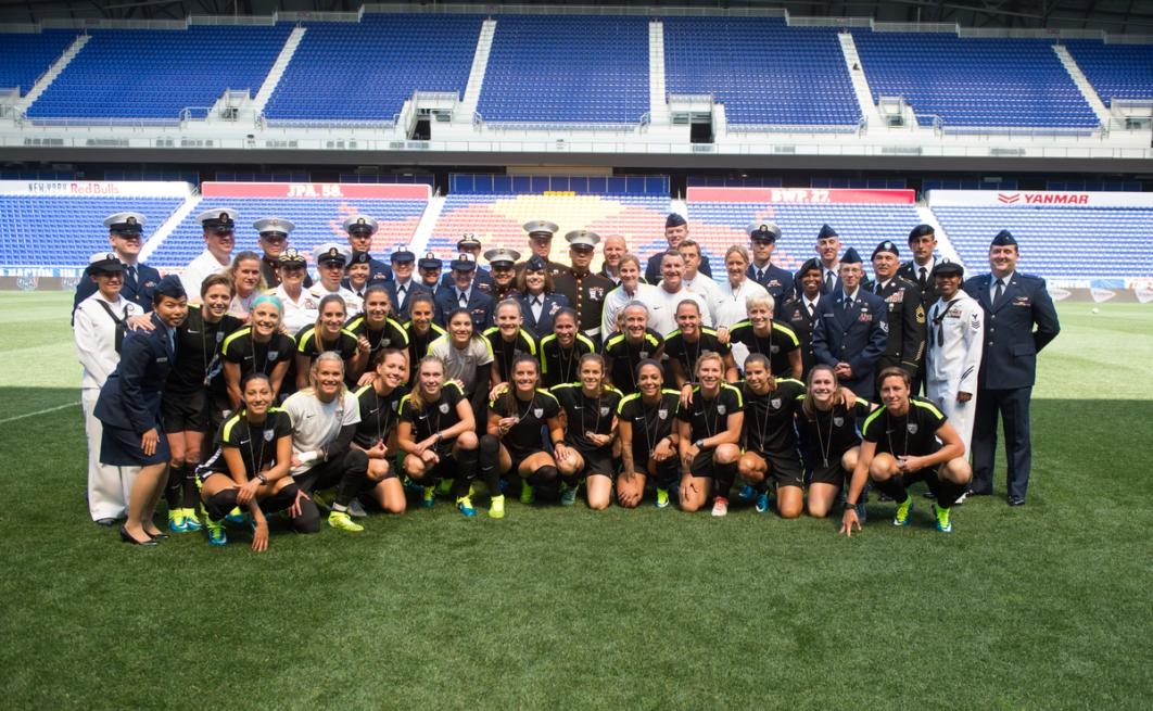 WNT Welcomes Special Guests to Training