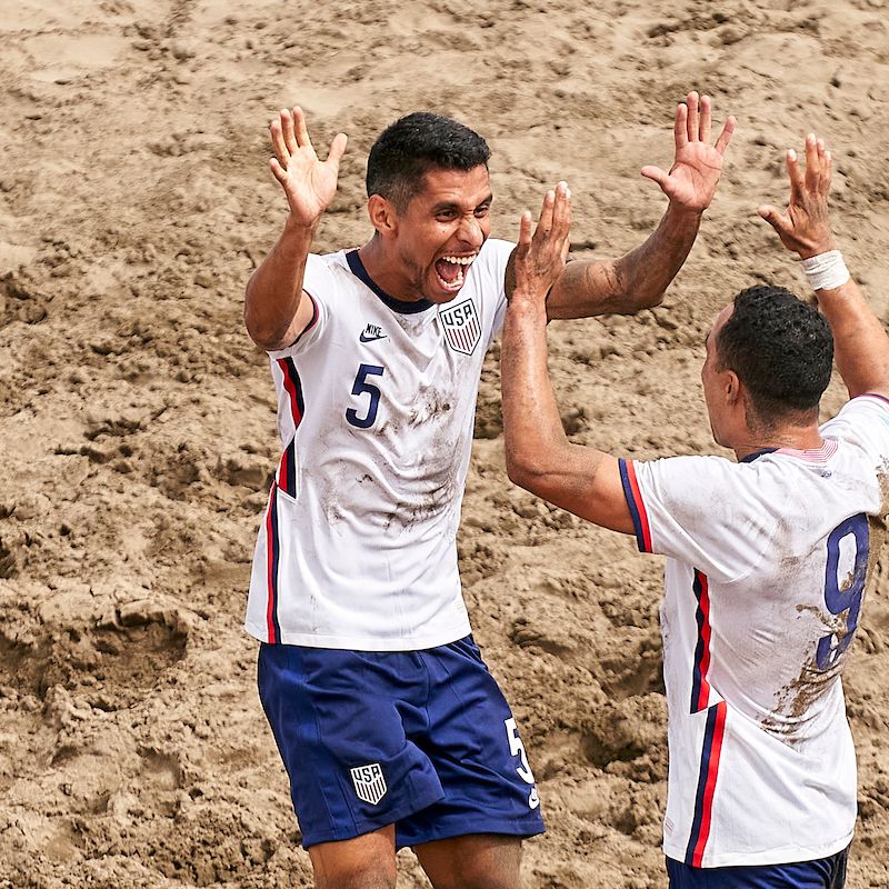 U.S. Men’s Beach Soccer National Team Defeat #2 World Ranked Portugal 6-5 At Mundialito 2022