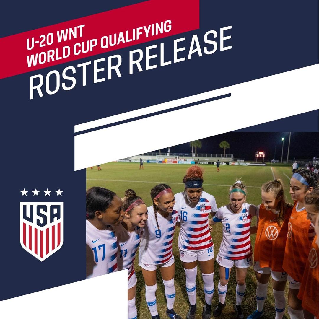 Harvey Names USA Roster for 2020 Concacaf Womens u20 Championship in Dominican Republic