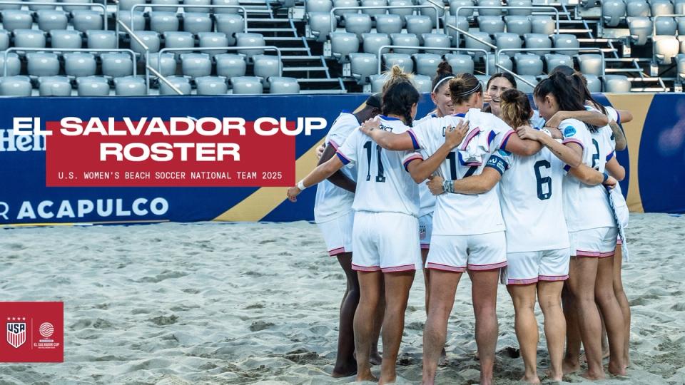 El Salvador Cup Roster US Womens Beach National Team 2025