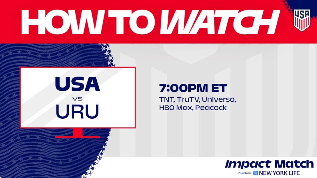 How to Watch: USMNT vs. Uruguay on Tuesday, Nov. 17 at Raymond James Stadium in Tampa, Florida