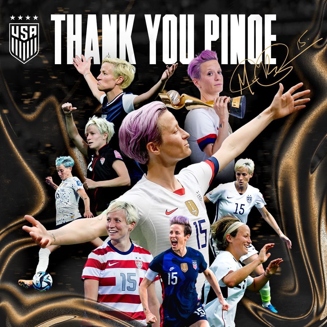 U.S. Women’s National Team Legend Megan Rapinoe Will Play Final International Match On Sept. 24 at Soldier Field in Chicago Against South Africa