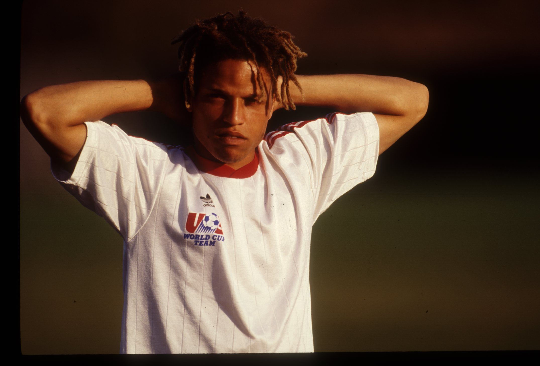 Cobi Jones in training at Mission Viejo