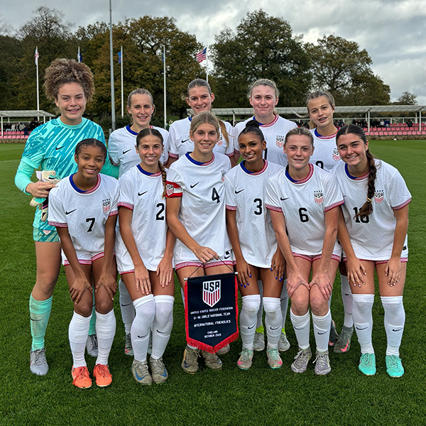 U.S. Under-16 Girls’ National Team Downs England, 2-1, to Sweep Two-game Set against the Hosts