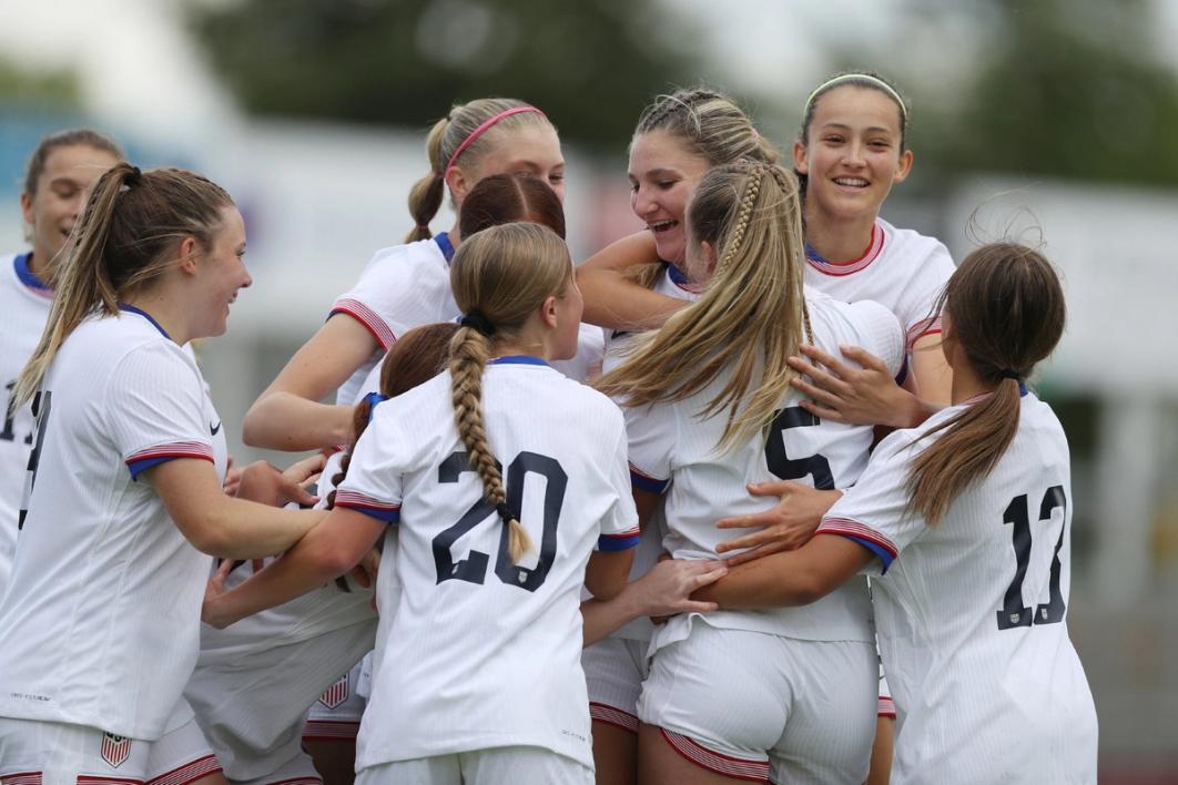 Members of the U.S. U-17 WYNT embrace in celebration during a match​​​​‌﻿‍﻿​‍​‍‌‍﻿﻿‌﻿​‍‌‍‍‌‌‍‌﻿‌‍‍‌‌‍﻿‍​‍​‍​﻿‍‍​‍​‍‌﻿​﻿‌‍​‌‌‍﻿‍‌‍‍‌‌﻿‌​‌﻿‍‌​‍﻿‍‌‍‍‌‌‍﻿﻿​‍​‍​‍﻿​​‍​‍‌‍‍​‌﻿​‍‌‍‌‌‌‍‌‍​‍​‍​﻿‍‍​‍​‍‌‍‍​‌﻿‌​‌﻿‌​‌﻿​​‌﻿​﻿​﻿‍‍​‍﻿﻿​‍﻿﻿‌﻿‌‌‌﻿​﻿‌﻿​﻿‌‍‌‍​‍﻿‍‌﻿​﻿‌‍​‌‌‍﻿‍‌‍‍‌‌﻿‌​‌﻿‍‌​‍﻿‍‌﻿​﻿‌﻿‌​‌﻿‌‌‌‍‌​‌‍‍‌‌‍﻿﻿​‍﻿﻿‌‍‍‌‌‍﻿‍‌﻿‌​‌‍‌‌‌‍﻿‍‌﻿‌​​‍﻿﻿‌‍‌‌‌‍‌​‌‍‍‌‌﻿‌​​‍﻿﻿‌‍﻿‌‌‍﻿﻿‌‍‌​‌‍‌‌​﻿﻿‌‌﻿​​‌﻿​‍‌‍‌‌‌﻿​﻿‌‍‌‌‌‍﻿‍‌﻿‌​‌‍​‌‌﻿‌​‌‍‍‌‌‍﻿﻿‌‍﻿‍​﻿‍﻿‌‍‍‌‌‍‌​​﻿﻿‌​﻿​‍​﻿​‌​﻿‌​‌‍‌‍​﻿‍‌‌‍​‍‌‍​‌​﻿‍​​‍﻿‌​﻿​﻿​﻿‌‌​﻿‌‍​﻿​‍​‍﻿‌​﻿‌​‌‍‌‌​﻿‌﻿​﻿‌​​‍﻿‌​﻿‍‌​﻿​﻿​﻿‍‌​﻿​‌​‍﻿‌​﻿​﻿‌‍​‌​﻿‍‌​﻿​﻿​﻿‍​​﻿​‍​﻿‌﻿​﻿‌‌​﻿‍​‌‍‌‍​﻿‍​​﻿‍​​﻿‍﻿‌﻿‌​‌﻿‍‌‌﻿​​‌‍‌‌​﻿﻿‌‌﻿​﻿‌﻿‌​‌‍﻿﻿‌﻿​‍‌﻿‍‌​﻿‍﻿‌﻿​​‌‍​‌‌﻿‌​‌‍‍​​﻿﻿‌‌‍​﻿‌‍﻿﻿‌‍﻿‍‌﻿‌​‌‍‌‌‌‍﻿‍‌﻿‌​​‍‌‌​﻿‌‌‌​​‍‌‌﻿﻿‌‍‍﻿‌‍‌‌‌﻿‍‌​‍‌‌​﻿​﻿‌​‌​​‍‌‌​﻿​﻿‌​‌​​‍‌‌​﻿​‍​﻿​‍‌‍​﻿​﻿‌‌​﻿​﻿​﻿‌‍‌‍​‌​﻿​‍​﻿​﻿‌‍‌‍​﻿‌‍​﻿​‌​﻿‌‌​﻿​﻿​‍‌‌​﻿​‍​﻿​‍​‍‌‌​﻿‌‌‌​‌​​‍﻿‍‌‍‍‌‌‍﻿‌‌‍​‌‌‍‌﻿‌‍‌‌‌​‌​‌‍‌‌‌﻿​﻿‌‍‍﻿‌﻿‌​‌‍﻿﻿‌﻿​​​‍﻿‍‌‍​‌‌‍﻿​‌﻿‌​​﻿﻿﻿‌‍​‍‌‍​‌‌﻿​﻿‌‍‌‌‌‌‌‌‌﻿​‍‌‍﻿​​﻿﻿‌‌‍‍​‌﻿‌​‌﻿‌​‌﻿​​‌﻿​﻿​‍‌‌​﻿​﻿‌​​‌​‍‌‌​﻿​‍‌​‌‍​‍‌‌​﻿​‍‌​‌‍‌﻿‌‌‌﻿​﻿‌﻿​﻿‌‍‌‍​‍﻿‍‌﻿​﻿‌‍​‌‌‍﻿‍‌‍‍‌‌﻿‌​‌﻿‍‌​‍﻿‍‌﻿​﻿‌﻿‌​‌﻿‌‌‌‍‌​‌‍‍‌‌‍﻿﻿​‍‌‍‌‍‍‌‌‍‌​​﻿﻿‌​﻿​‍​﻿​‌​﻿‌​‌‍‌‍​﻿‍‌‌‍​‍‌‍​‌​﻿‍​​‍﻿‌​﻿​﻿​﻿‌‌​﻿‌‍​﻿​‍​‍﻿‌​﻿‌​‌‍‌‌​﻿‌﻿​﻿‌​​‍﻿‌​﻿‍‌​﻿​﻿​﻿‍‌​﻿​‌​‍﻿‌​﻿​﻿‌‍​‌​﻿‍‌​﻿​﻿​﻿‍​​﻿​‍​﻿‌﻿​﻿‌‌​﻿‍​‌‍‌‍​﻿‍​​﻿‍​​‍‌‍‌﻿‌​‌﻿‍‌‌﻿​​‌‍‌‌​﻿﻿‌‌﻿​﻿‌﻿‌​‌‍﻿﻿‌﻿​‍‌﻿‍‌​‍‌‍‌﻿​​‌‍​‌‌﻿‌​‌‍‍​​﻿﻿‌‌‍​﻿‌‍﻿﻿‌‍﻿‍‌﻿‌​‌‍‌‌‌‍﻿‍‌﻿‌​​‍‌‌​﻿‌‌‌​​‍‌‌﻿﻿‌‍‍﻿‌‍‌‌‌﻿‍‌​‍‌‌​﻿​﻿‌​‌​​‍‌‌​﻿​﻿‌​‌​​‍‌‌​﻿​‍​﻿​‍‌‍​﻿​﻿‌‌​﻿​﻿​﻿‌‍‌‍​‌​﻿​‍​﻿​﻿‌‍‌‍​﻿‌‍​﻿​‌​﻿‌‌​﻿​﻿​‍‌‌​﻿​‍​﻿​‍​‍‌‌​﻿‌‌‌​‌​​‍﻿‍‌‍‍‌‌‍﻿‌‌‍​‌‌‍‌﻿‌‍‌‌‌​‌​‌‍‌‌‌﻿​﻿‌‍‍﻿‌﻿‌​‌‍﻿﻿‌﻿​​​‍﻿‍‌‍​‌‌‍﻿​‌﻿‌​​‍​‍‌﻿﻿‌