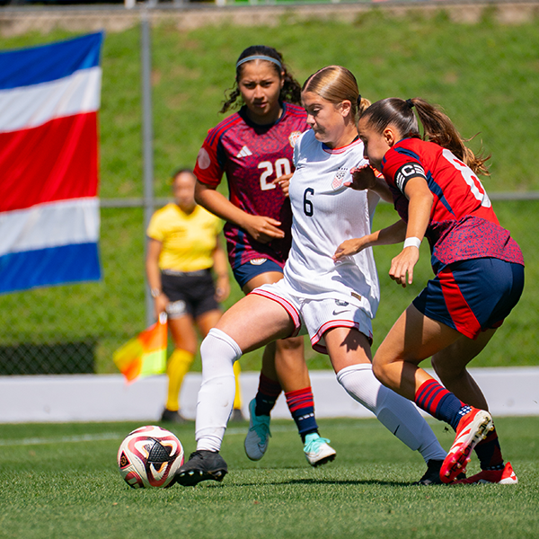U.S. U-17 Women’s National Defeats Costa Rica, 3-1, in Second Match at 4 Nations Tournament