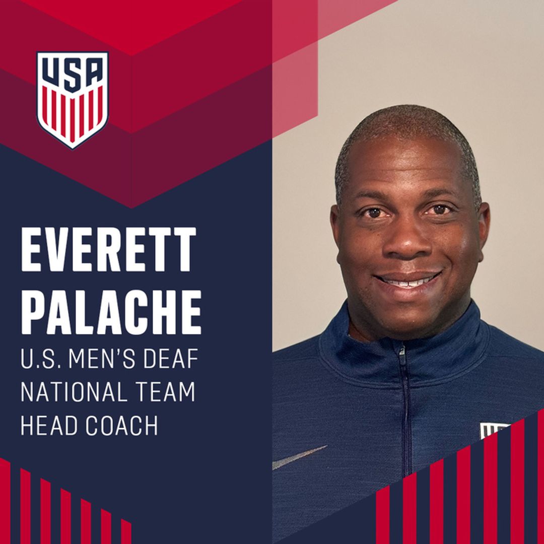 Everett Palache Named Head Coach of U.S. Men’s Deaf National Team