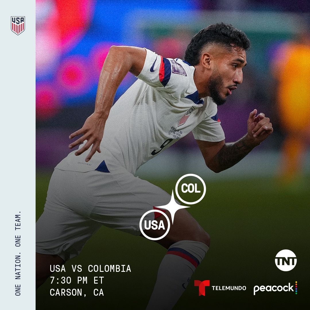 International Friendly USMNT vs Columbia Preview TV Channels Start Time