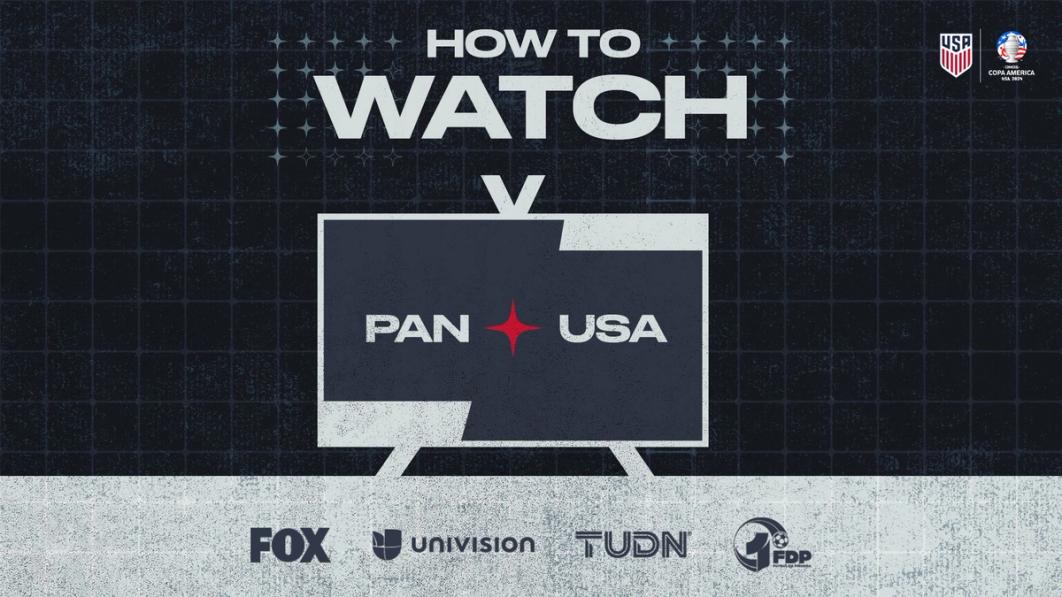 Graphic with text How to Watch PAN USA FOX Univision TUDN and FDP Radio