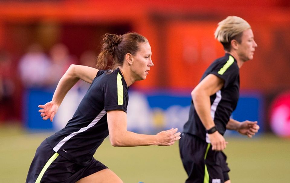 Lauren Holiday, Abby Wambach