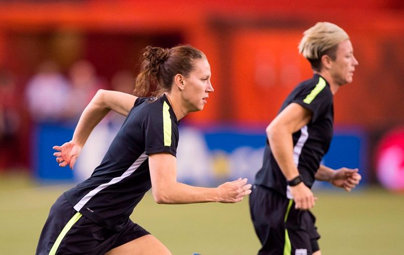 Lauren Holiday, Abby Wambach