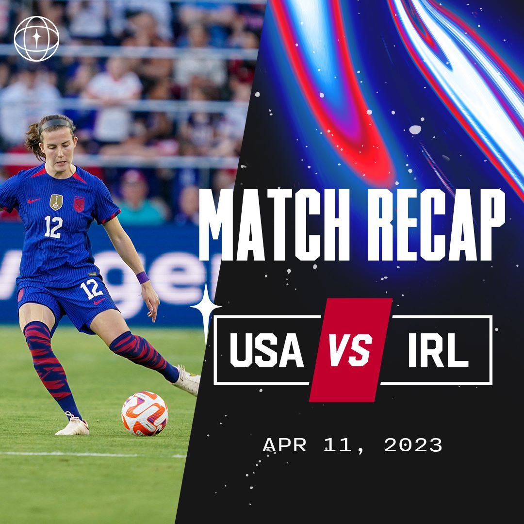 International Friendly USWNT 1 Republic of Ireland 0 Match Report Stats