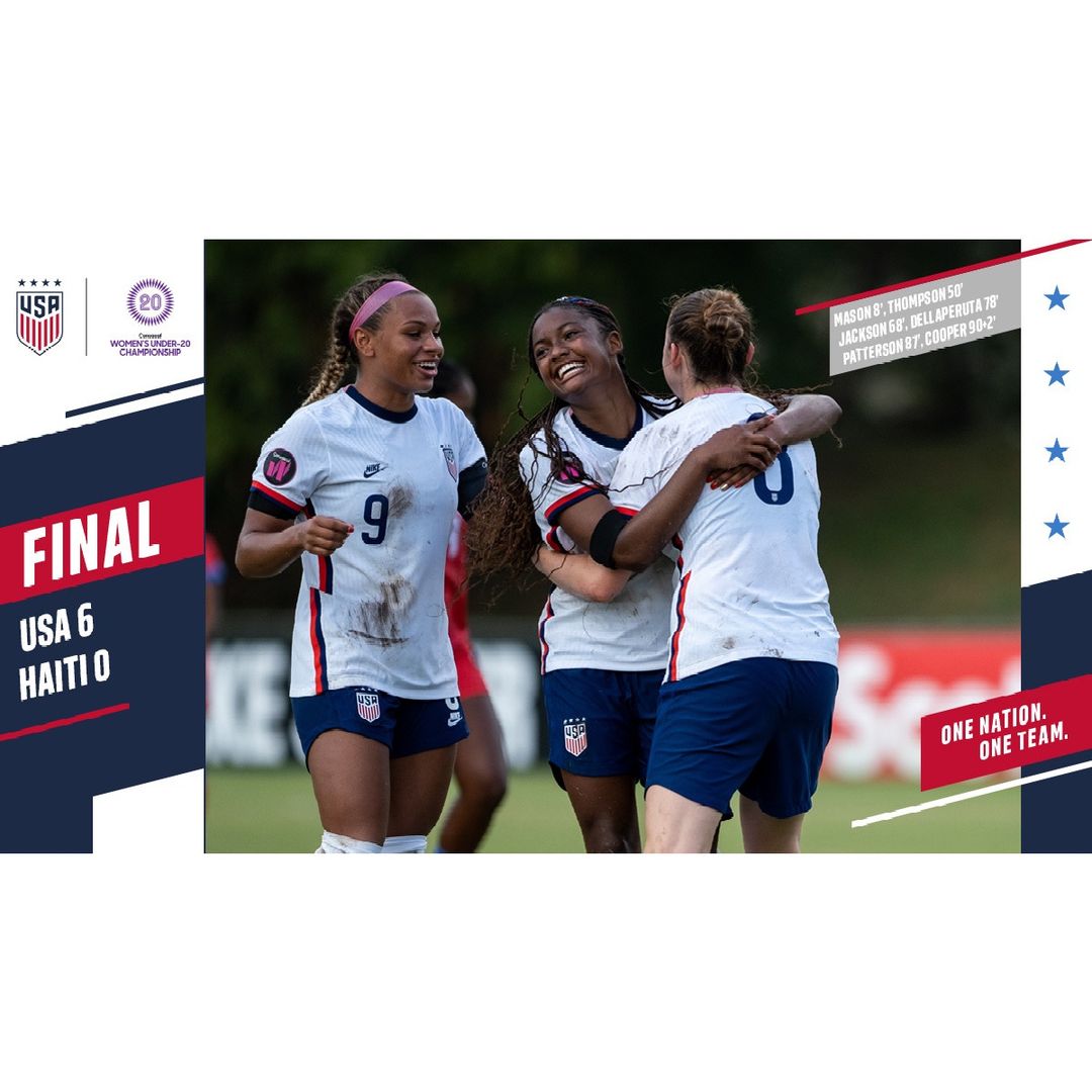 US U 20 WYNT Defeats Haiti 6 0 To Advance To Semifinals Of Concacaf Womens U 20 Championship