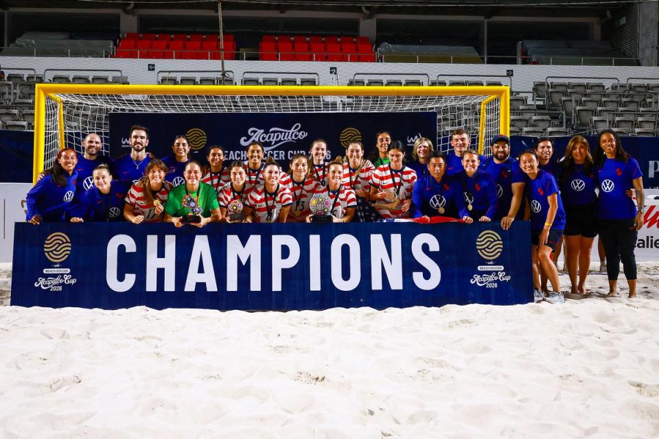 Beach WNT Claims Third Acapulco Beach Soccer Cup With Wins Against Brazil, Mexico And Japan