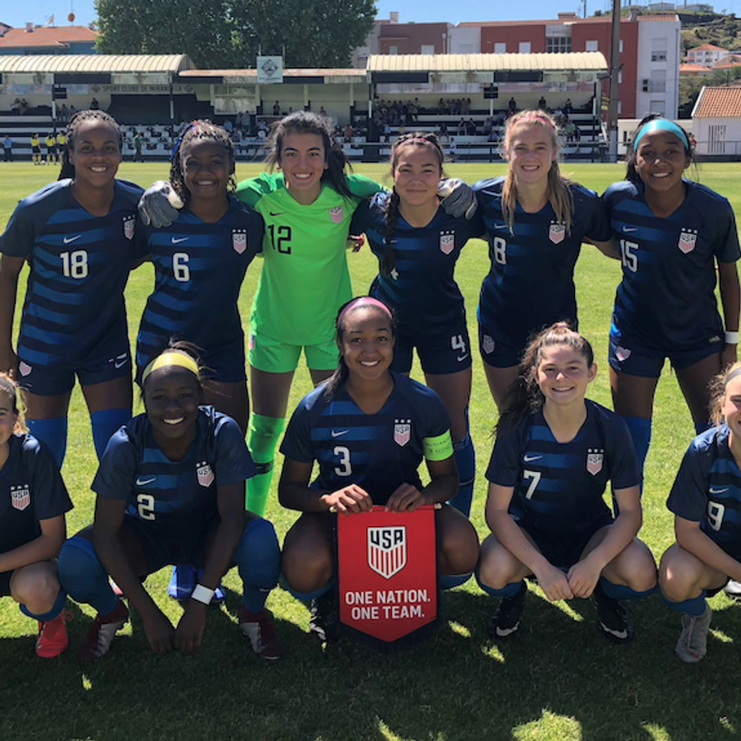 US U17 WNT Opens UEFA Development Tournament in Portugal with 4 0 Victory Against Mexico