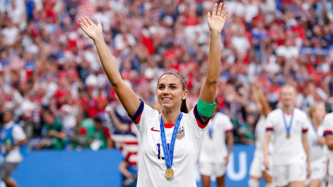 Alex Morgan waves to crowd after winning 2019 FIFA Women's World Cup​​​​‌﻿‍﻿​‍​‍‌‍﻿﻿‌﻿​‍‌‍‍‌‌‍‌﻿‌‍‍‌‌‍﻿‍​‍​‍​﻿‍‍​‍​‍‌﻿​﻿‌‍​‌‌‍﻿‍‌‍‍‌‌﻿‌​‌﻿‍‌​‍﻿‍‌‍‍‌‌‍﻿﻿​‍​‍​‍﻿​​‍​‍‌‍‍​‌﻿​‍‌‍‌‌‌‍‌‍​‍​‍​﻿‍‍​‍​‍‌‍‍​‌﻿‌​‌﻿‌​‌﻿​​‌﻿​﻿​﻿‍‍​‍﻿﻿​‍﻿﻿‌﻿‌‌‌﻿​﻿‌﻿​﻿‌‍‌‍​‍﻿‍‌﻿​﻿‌‍​‌‌‍﻿‍‌‍‍‌‌﻿‌​‌﻿‍‌​‍﻿‍‌﻿​﻿‌﻿‌​‌﻿‌‌‌‍‌​‌‍‍‌‌‍﻿﻿​‍﻿﻿‌‍‍‌‌‍﻿‍‌﻿‌​‌‍‌‌‌‍﻿‍‌﻿‌​​‍﻿﻿‌‍‌‌‌‍‌​‌‍‍‌‌﻿‌​​‍﻿﻿‌‍﻿‌‌‍﻿﻿‌‍‌​‌‍‌‌​﻿﻿‌‌﻿​​‌﻿​‍‌‍‌‌‌﻿​﻿‌‍‌‌‌‍﻿‍‌﻿‌​‌‍​‌‌﻿‌​‌‍‍‌‌‍﻿﻿‌‍﻿‍​﻿‍﻿‌‍‍‌‌‍‌​​﻿﻿‌‌‍​‍‌‍‌‍​﻿​‍‌‍‌‌‌‍​‍‌‍​‌‌‍​‌‌‍​‌​‍﻿‌​﻿‌​‌‍‌‌​﻿​‌‌‍​‍​‍﻿‌​﻿‌​​﻿‌‍​﻿‌​‌‍‌​​‍﻿‌‌‍​‌‌‍‌‍​﻿‌‍​﻿‍‌​‍﻿‌​﻿‌‌​﻿​​​﻿‍‌​﻿‍‌​﻿​‍‌‍​﻿‌‍‌​​﻿‍​​﻿​﻿​﻿‍‌​﻿​‌‌‍‌​​﻿‍﻿‌﻿‌​‌﻿‍‌‌﻿​​‌‍‌‌​﻿﻿‌‌﻿​﻿‌﻿‌​‌‍﻿﻿‌﻿​‍‌﻿‍‌​﻿‍﻿‌﻿​​‌‍​‌‌﻿‌​‌‍‍​​﻿﻿‌‌‍​﻿‌‍﻿﻿‌‍﻿‍‌﻿‌​‌‍‌‌‌‍﻿‍‌﻿‌​​‍‌‌​﻿‌‌‌​​‍‌‌﻿﻿‌‍‍﻿‌‍‌‌‌﻿‍‌​‍‌‌​﻿​﻿‌​‌​​‍‌‌​﻿​﻿‌​‌​​‍‌‌​﻿​‍​﻿​‍​﻿‌﻿​﻿​﻿​﻿​​​﻿‌‌‌‍‌​‌‍​‌‌‍​‍​﻿‌​​﻿‌‌‌‍​‍​﻿‌‌‌‍‌‍​‍‌‌​﻿​‍​﻿​‍​‍‌‌​﻿‌‌‌​‌​​‍﻿‍‌‍‍‌‌‍﻿‌‌‍​‌‌‍‌﻿‌‍‌‌‌​‌​‌‍‌‌‌﻿​﻿‌‍‍﻿‌﻿‌​‌‍﻿﻿‌﻿​​​‍﻿‍‌‍​‌‌‍﻿​‌﻿‌​​﻿﻿﻿‌‍​‍‌‍​‌‌﻿​﻿‌‍‌‌‌‌‌‌‌﻿​‍‌‍﻿​​﻿﻿‌‌‍‍​‌﻿‌​‌﻿‌​‌﻿​​‌﻿​﻿​‍‌‌​﻿​﻿‌​​‌​‍‌‌​﻿​‍‌​‌‍​‍‌‌​﻿​‍‌​‌‍‌﻿‌‌‌﻿​﻿‌﻿​﻿‌‍‌‍​‍﻿‍‌﻿​﻿‌‍​‌‌‍﻿‍‌‍‍‌‌﻿‌​‌﻿‍‌​‍﻿‍‌﻿​﻿‌﻿‌​‌﻿‌‌‌‍‌​‌‍‍‌‌‍﻿﻿​‍‌‍‌‍‍‌‌‍‌​​﻿﻿‌‌‍​‍‌‍‌‍​﻿​‍‌‍‌‌‌‍​‍‌‍​‌‌‍​‌‌‍​‌​‍﻿‌​﻿‌​‌‍‌‌​﻿​‌‌‍​‍​‍﻿‌​﻿‌​​﻿‌‍​﻿‌​‌‍‌​​‍﻿‌‌‍​‌‌‍‌‍​﻿‌‍​﻿‍‌​‍﻿‌​﻿‌‌​﻿​​​﻿‍‌​﻿‍‌​﻿​‍‌‍​﻿‌‍‌​​﻿‍​​﻿​﻿​﻿‍‌​﻿​‌‌‍‌​​‍‌‍‌﻿‌​‌﻿‍‌‌﻿​​‌‍‌‌​﻿﻿‌‌﻿​﻿‌﻿‌​‌‍﻿﻿‌﻿​‍‌﻿‍‌​‍‌‍‌﻿​​‌‍​‌‌﻿‌​‌‍‍​​﻿﻿‌‌‍​﻿‌‍﻿﻿‌‍﻿‍‌﻿‌​‌‍‌‌‌‍﻿‍‌﻿‌​​‍‌‌​﻿‌‌‌​​‍‌‌﻿﻿‌‍‍﻿‌‍‌‌‌﻿‍‌​‍‌‌​﻿​﻿‌​‌​​‍‌‌​﻿​﻿‌​‌​​‍‌‌​﻿​‍​﻿​‍​﻿‌﻿​﻿​﻿​﻿​​​﻿‌‌‌‍‌​‌‍​‌‌‍​‍​﻿‌​​﻿‌‌‌‍​‍​﻿‌‌‌‍‌‍​‍‌‌​﻿​‍​﻿​‍​‍‌‌​﻿‌‌‌​‌​​‍﻿‍‌‍‍‌‌‍﻿‌‌‍​‌‌‍‌﻿‌‍‌‌‌​‌​‌‍‌‌‌﻿​﻿‌‍‍﻿‌﻿‌​‌‍﻿﻿‌﻿​​​‍﻿‍‌‍​‌‌‍﻿​‌﻿‌​​‍​‍‌﻿﻿‌