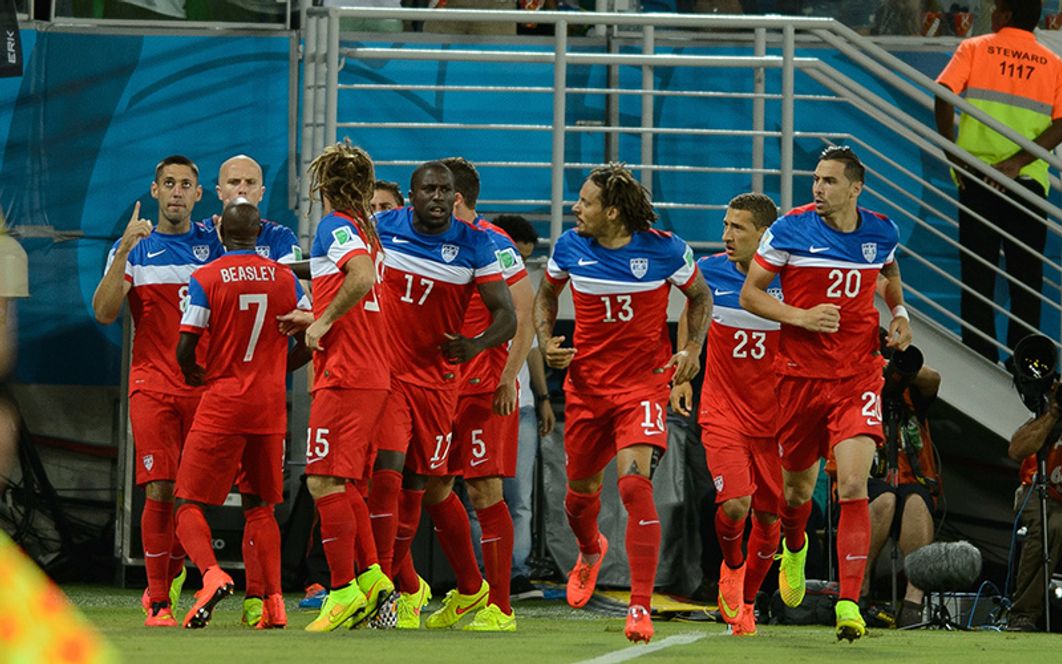 U.S. MNT vs. Ghana 2014 - Clint Dempsey goal celebration