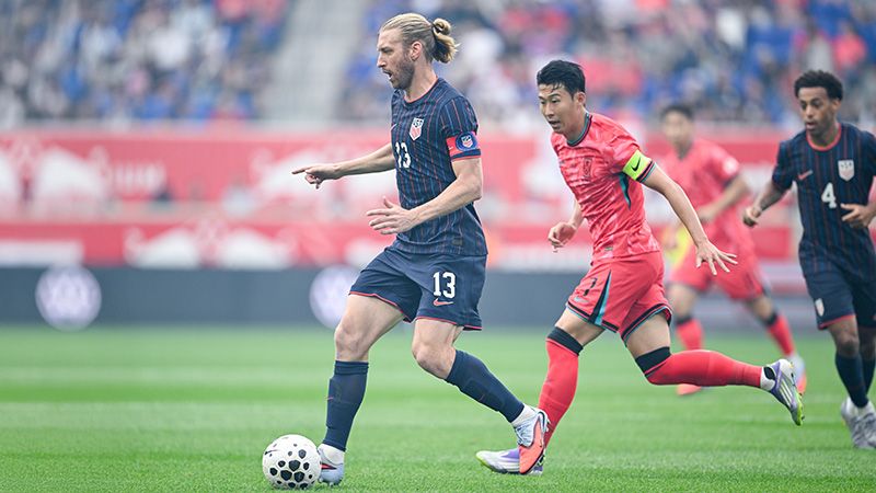 Tim Ream, Son Heung-min, Tyler Adams