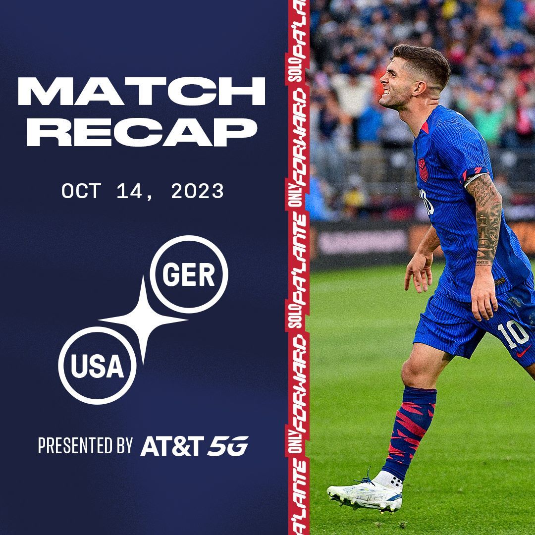 usmnt vs germany 10 14 23 match highlights recap goals score