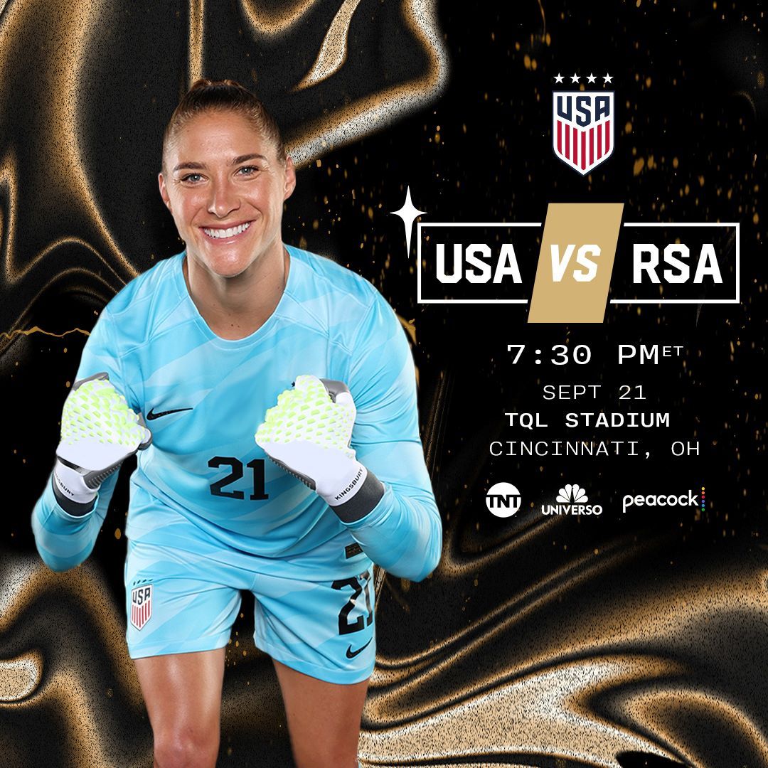 USWNT vs South Africa Cincinnati 9 21 23 How to Watch and Stream Match Preview TV Channel Start Time