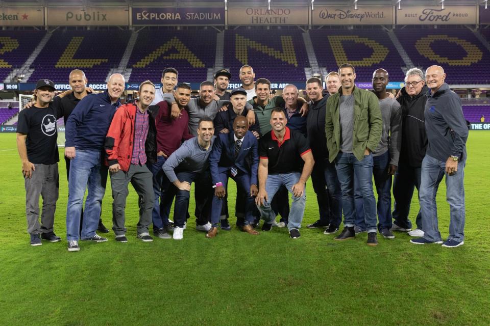 The 1999 U-17 MNT at a reunion in Orlando, Fla. in 2019