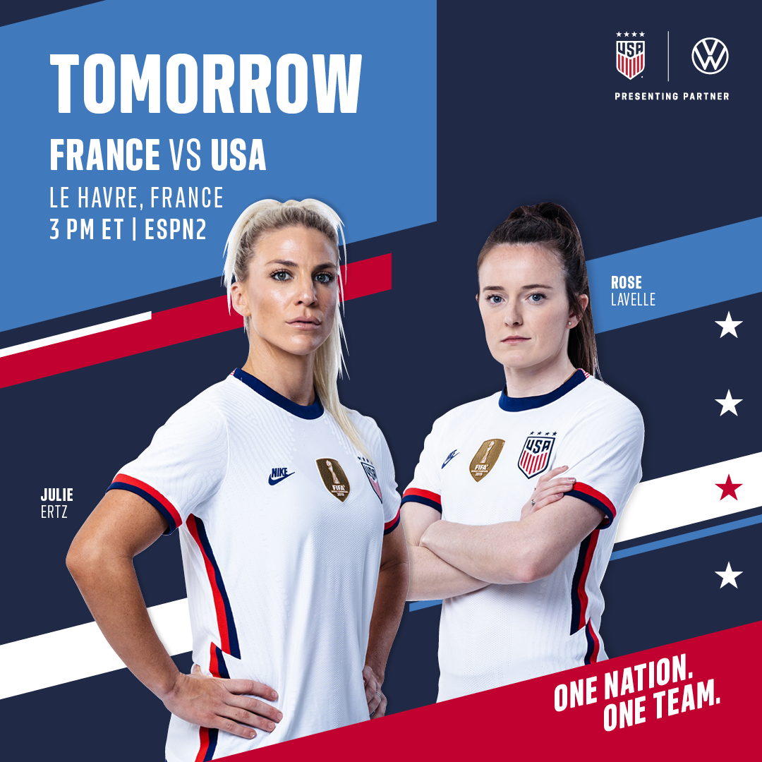 International Friendly USWNT vs France Preview Schedule TV Channels Start Time