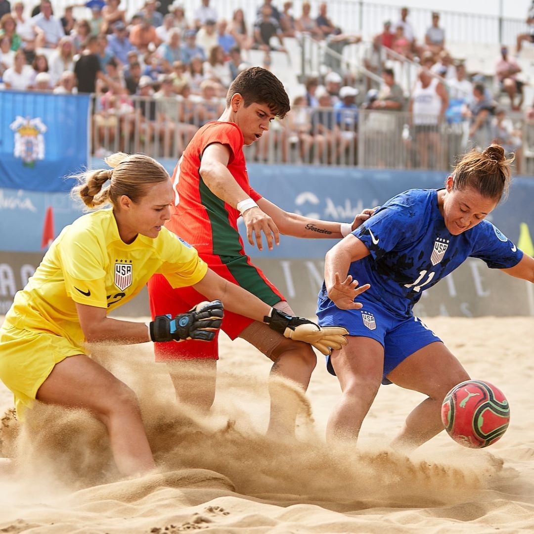 U.S. Beach WNT Falls to Portugal in Opening Match of 2023 Mundialito Tournament