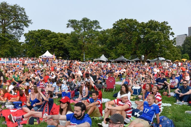 WNT WWC Final Viewing Party Chicago