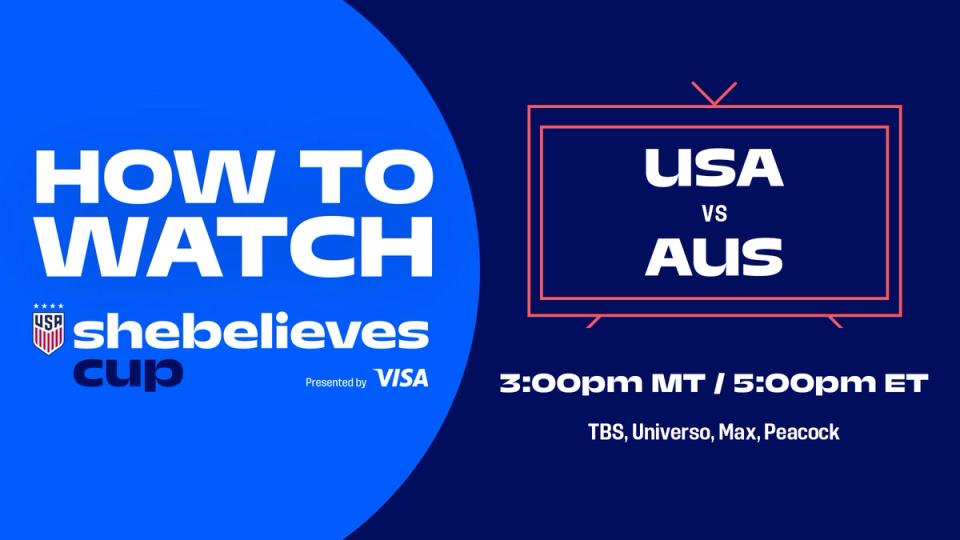 How to Watch USA vs AUS 5 PM ET TBS Universo Max Peacock