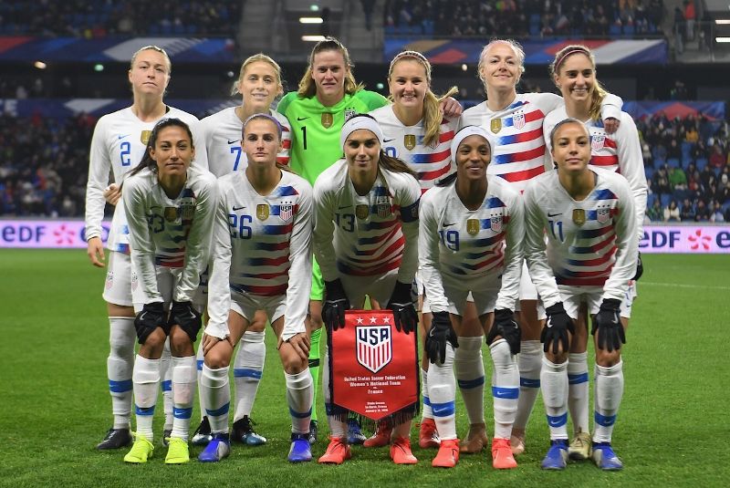 U.S. WNT starting XI vs. France - Jan. 19, 2019