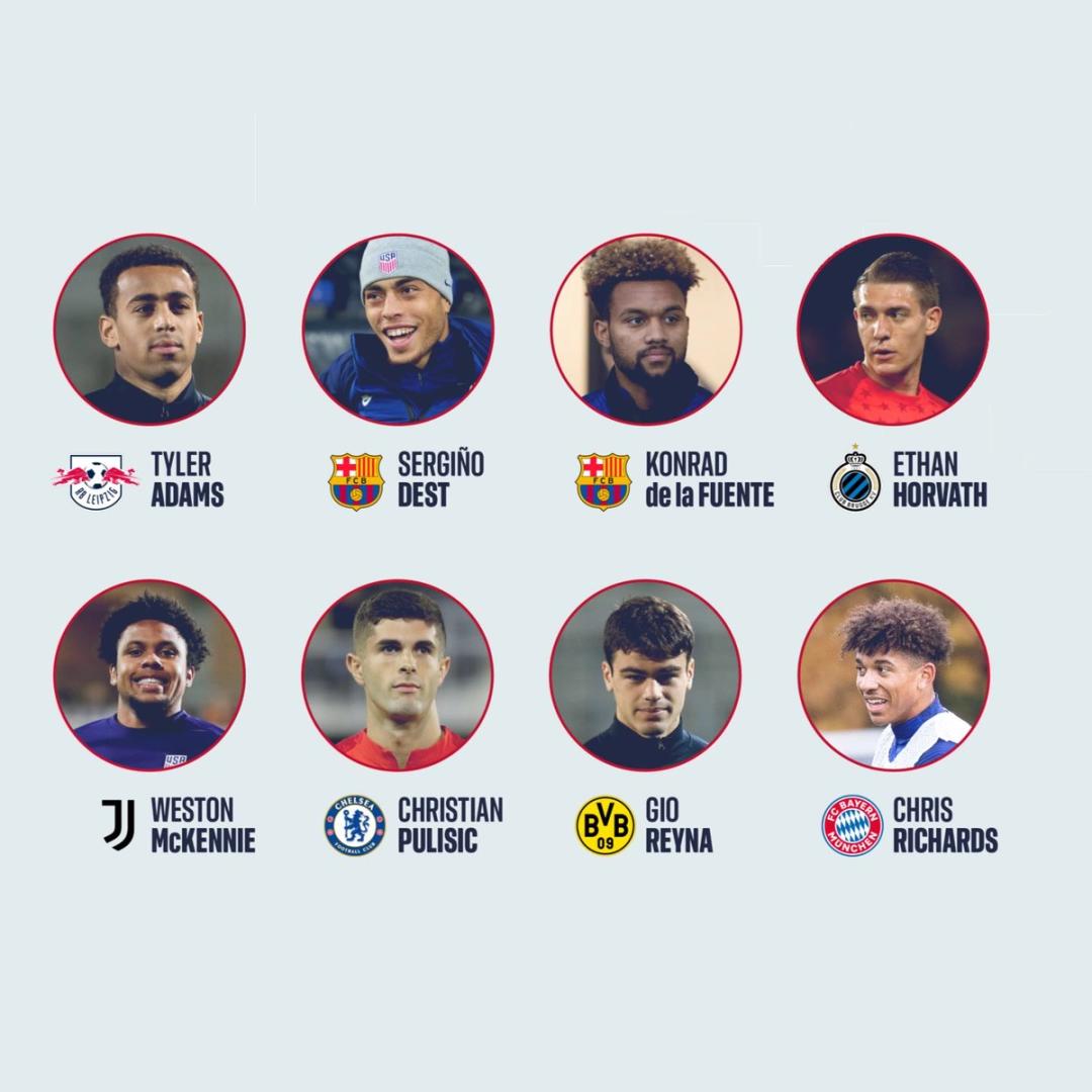 USMNT RECORD EIGHT US PLAYERS APPEAR IN 2020 21 UEFA CHAMPIONS LEAGUE