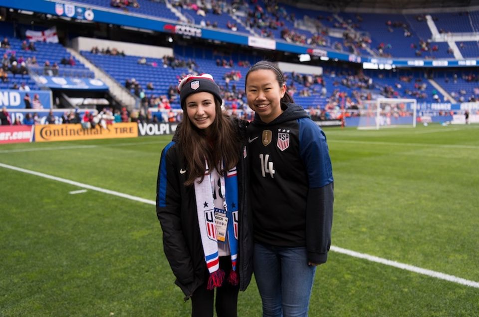 SheBelieves Heroes Hollis Belger and Danielle Bosland