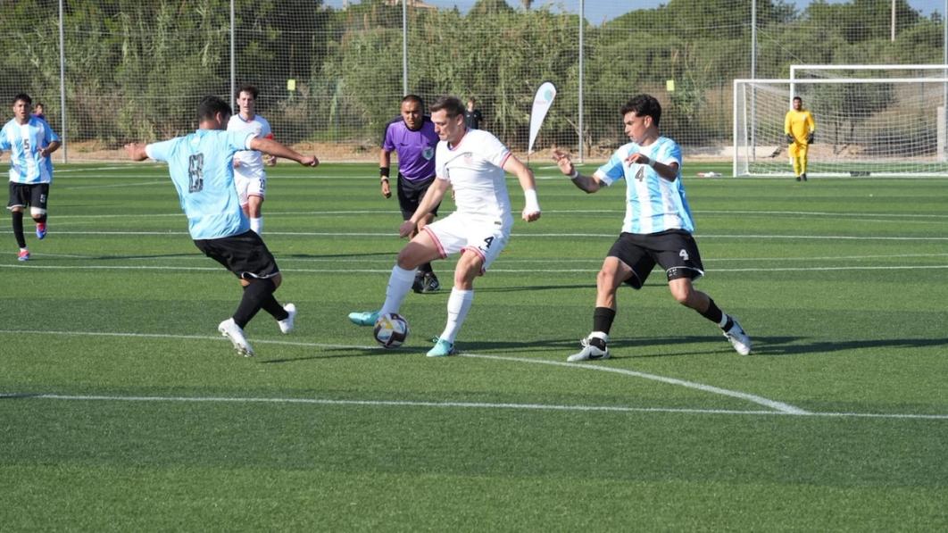 The US CP MNT in action on the field against Argentina